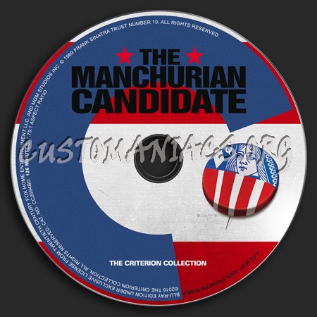 803 - The Manchurian Candidate dvd label