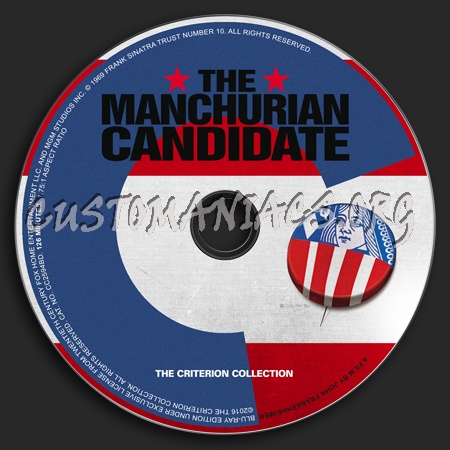 803 - The Manchurian Candidate dvd label