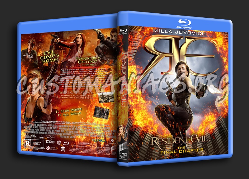 Resident Evil: The Final Chapter dvd cover