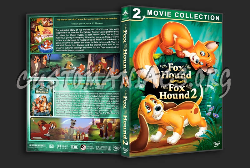 The Fox and the Hound Double Feature dvd cover