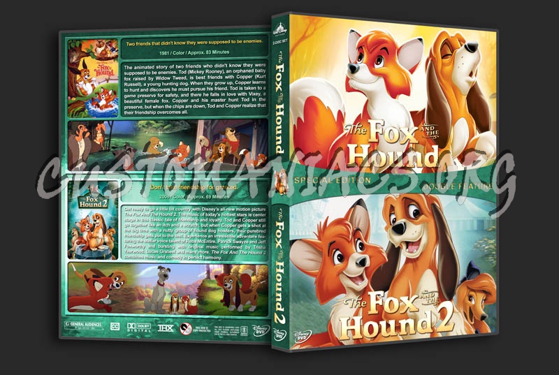 The Fox and the Hound Double Feature dvd cover
