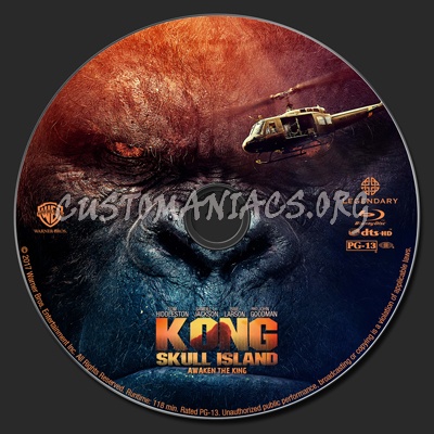 Kong: Skull Island blu-ray label