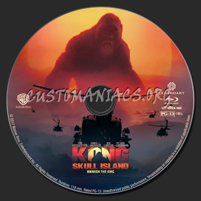 Kong: Skull Island blu-ray label