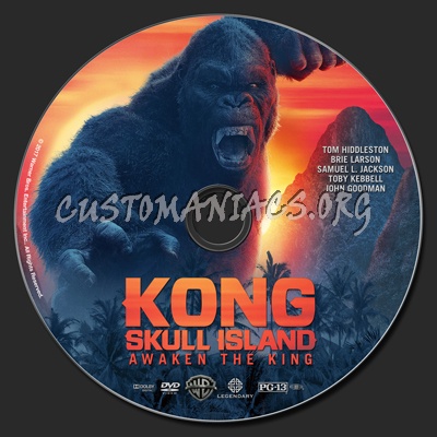 Kong: Skull Island dvd label