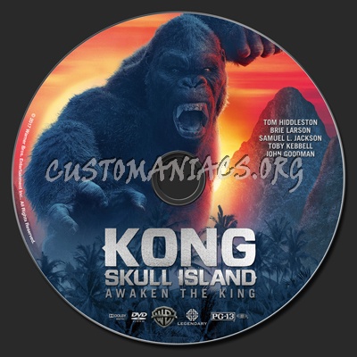 Kong: Skull Island dvd label