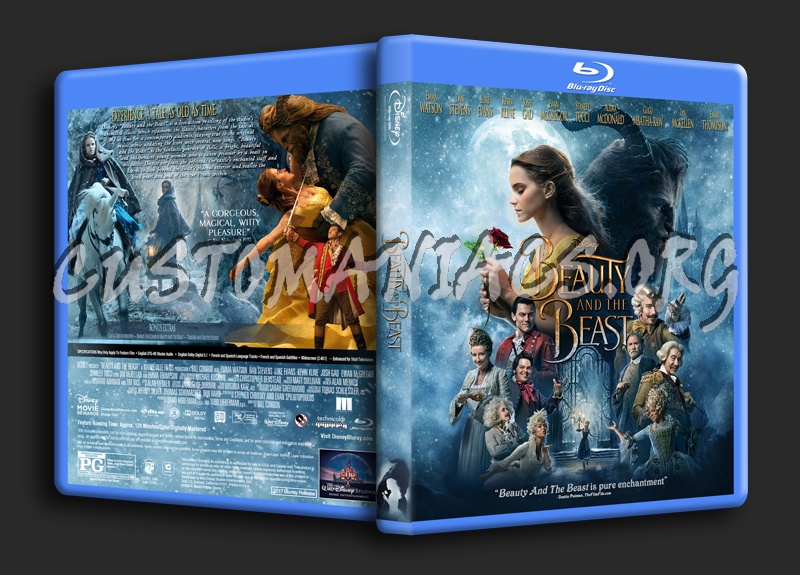 Beauty And The Beast (2017) dvd cover