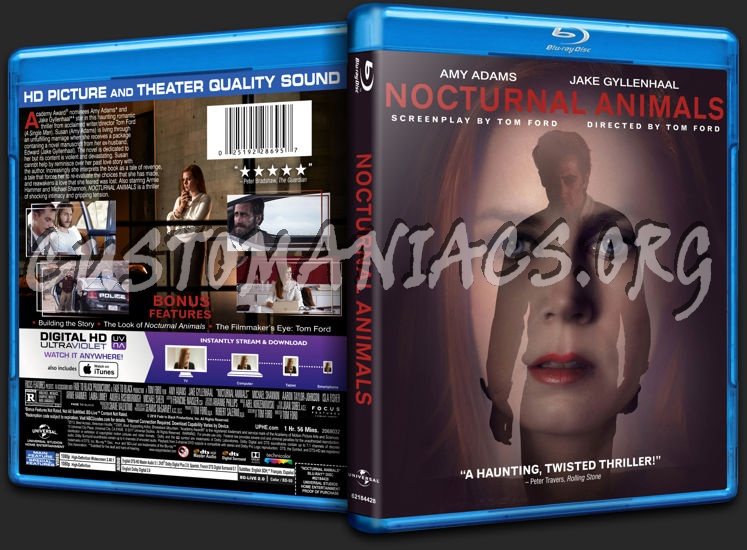 Nocturnal Animals blu-ray cover