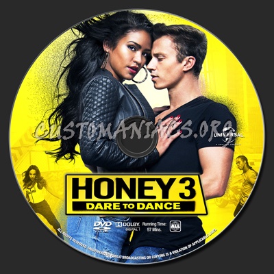 Honey 3: Dare to Dance dvd label