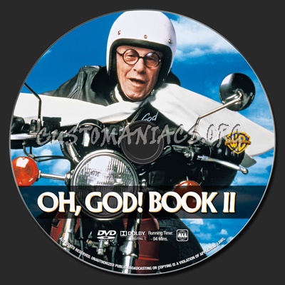 Oh, God! Book II dvd label