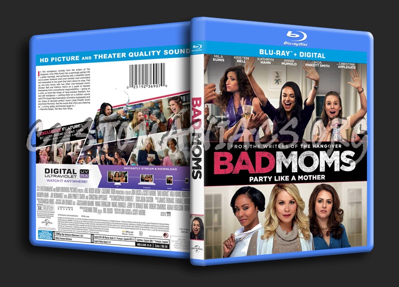 Bad Moms blu-ray cover