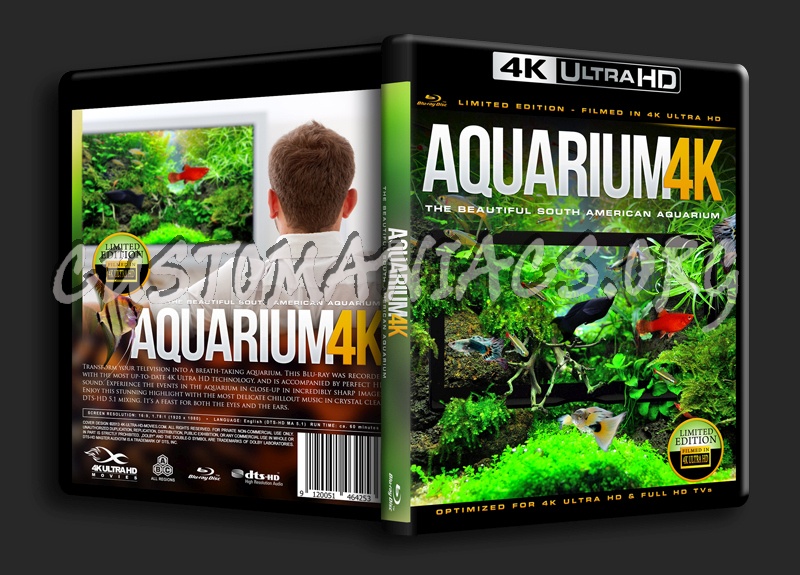 Aquarium 4K The Beautiful South American Aquarium blu-ray cover