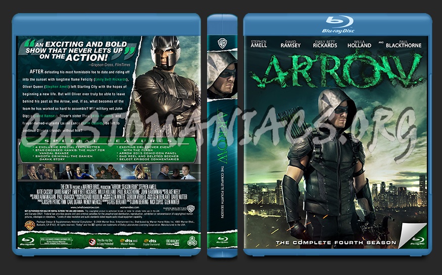 Arrow Season 4 blu-ray cover