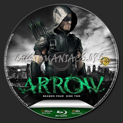 Arrow Season 4 blu-ray label