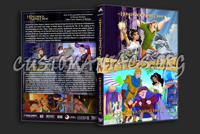 The Hunchback of Notre Dame Couble Feature dvd cover