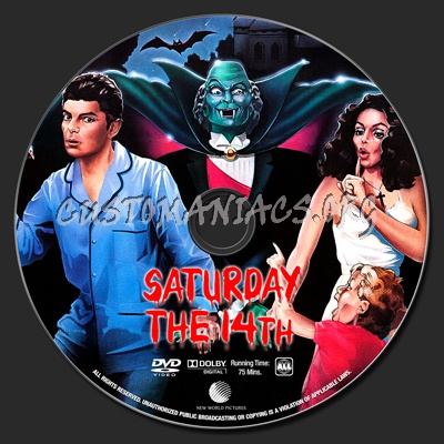 Saturday The 14th dvd label