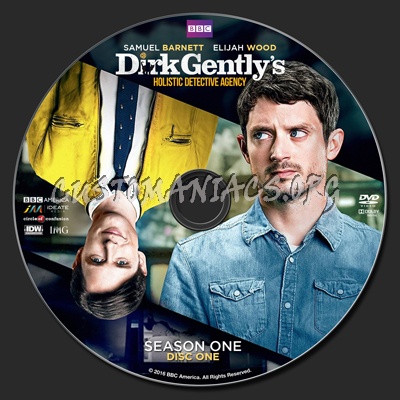 Dirk Gently's Holistic Detective Agency Season 1 (2016) dvd label