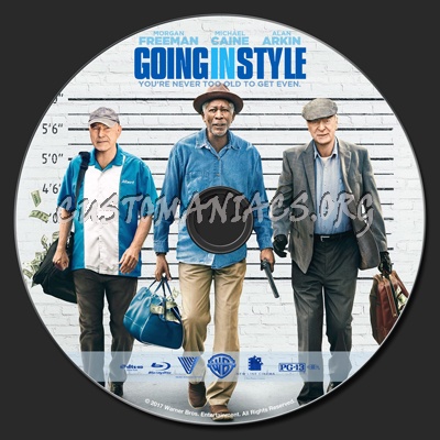 Going In Style (2017) blu-ray label