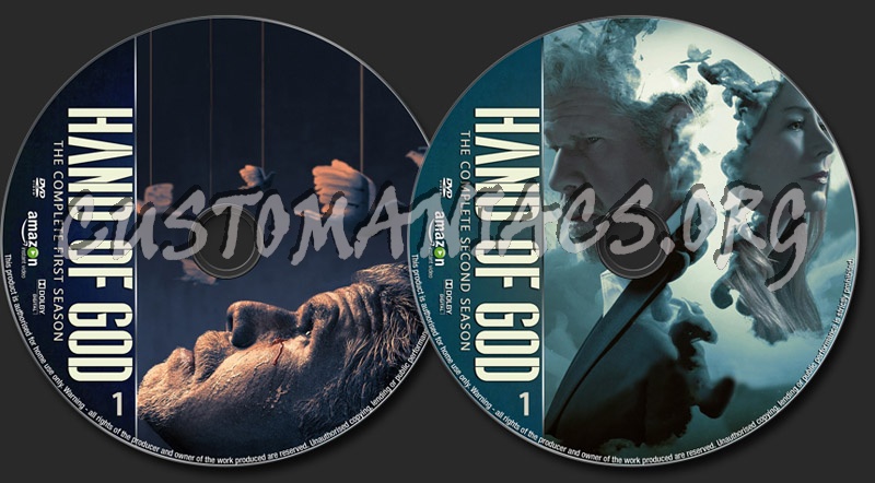 Hand Of God Seasons 1-2 dvd label
