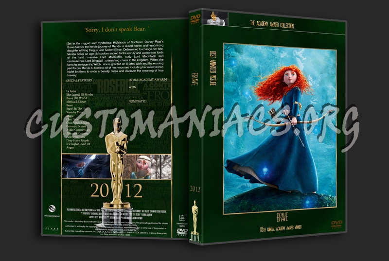 Brave - Academy Awards Collection dvd cover