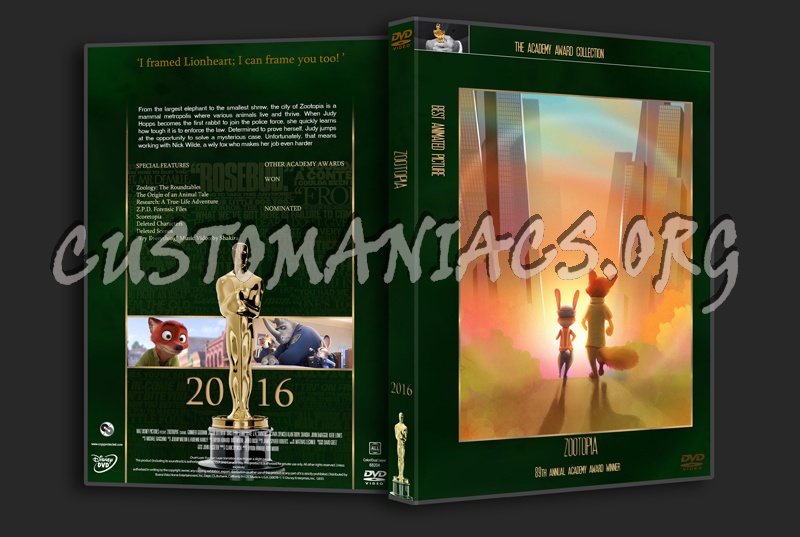 Zootopia / Zootropolis - Academy Awards Collection dvd cover