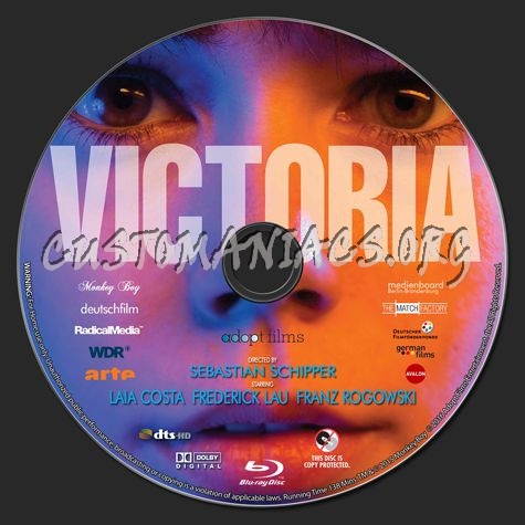 Victoria (2015) blu-ray label