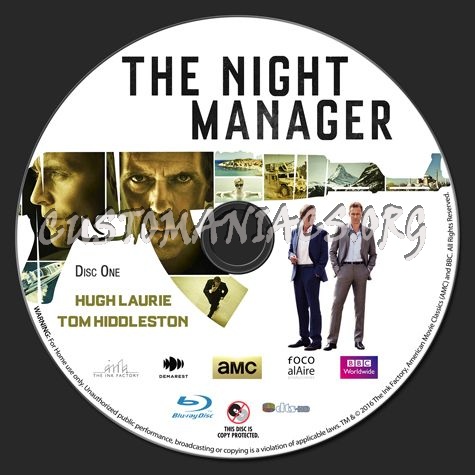 The Night Manager - Season 1 blu-ray label