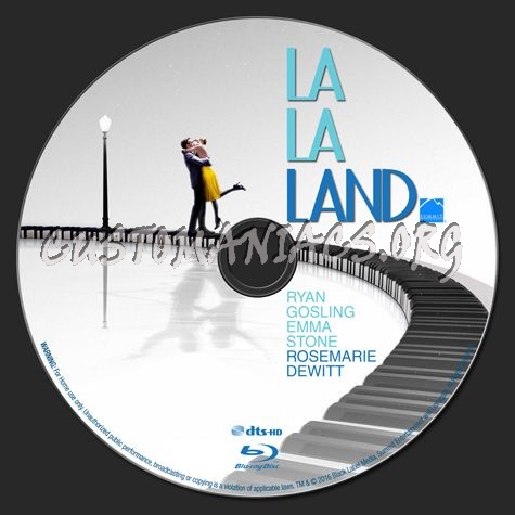 La La Land blu-ray label