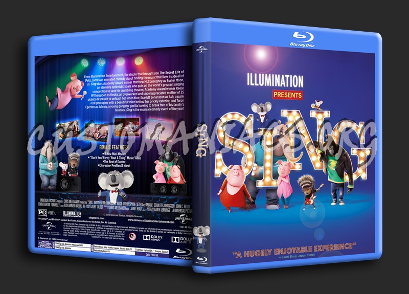 Sing dvd cover
