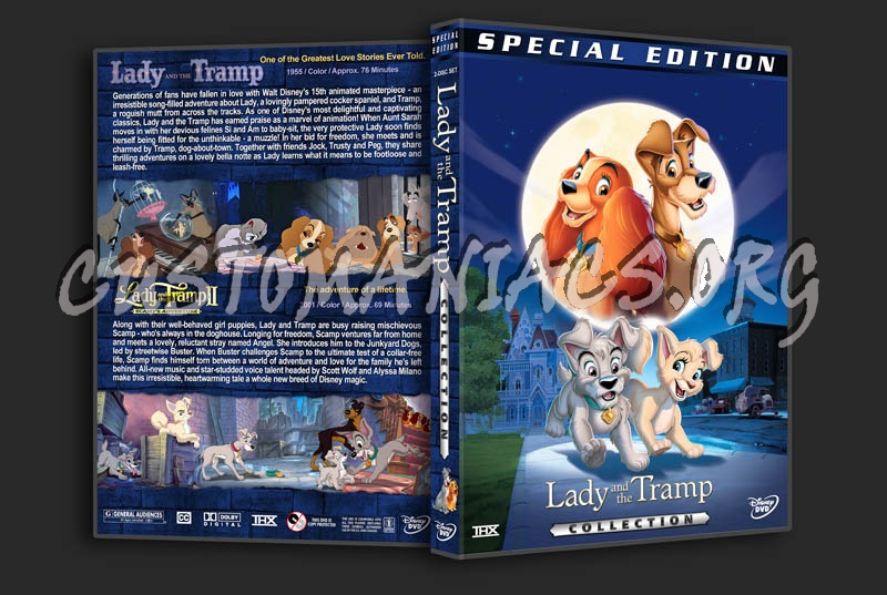 Lady and the Tramp Collection dvd cover