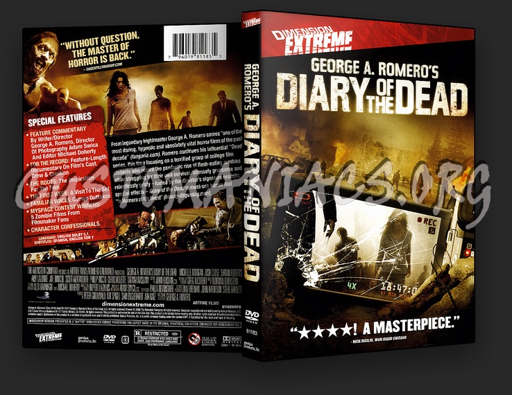 Diary of the Dead dvd cover