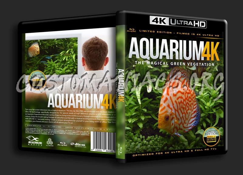 Aquarium 4K The Magical Green Vegetation blu-ray cover