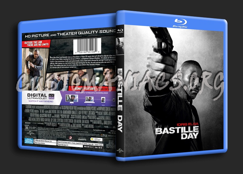 Bastille Day blu-ray cover