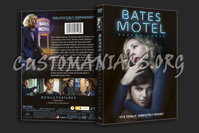 Bates Motel Season 3 dvd cover