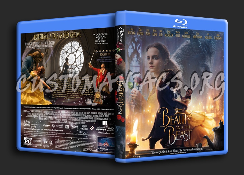 Beauty And The Beast (2017) dvd cover