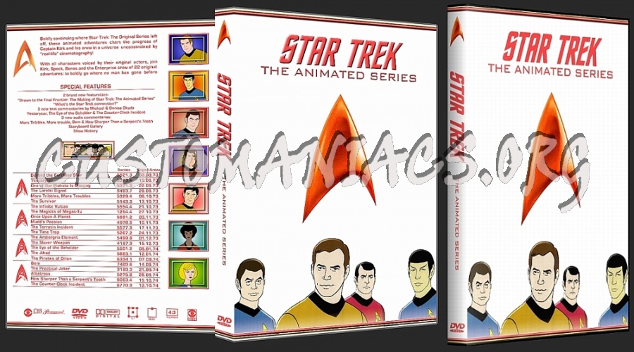 Star Trek - The Animated Series dvd cover