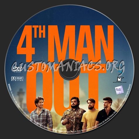 4th Man Out (2015) dvd label