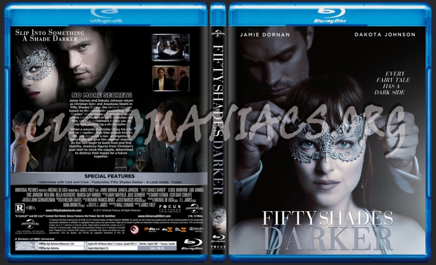 Fifty Shades Darker dvd cover