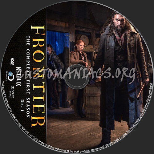 Frontier Season 1 dvd label