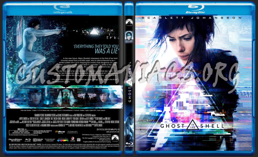 Ghost in the Shell blu-ray cover