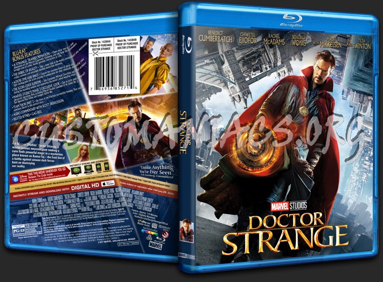Doctor Strange (2016) blu-ray cover