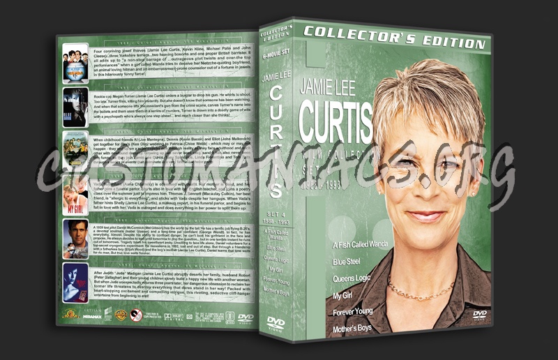 Jamie Lee Curtis Film Collection - Set 4 (1988-1993) dvd cover