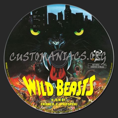 Wild beasts - Belve feroci (1984) blu-ray label