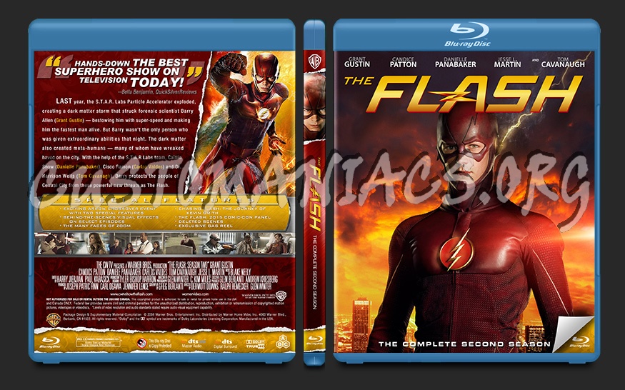 Flash Season 2 blu-ray cover