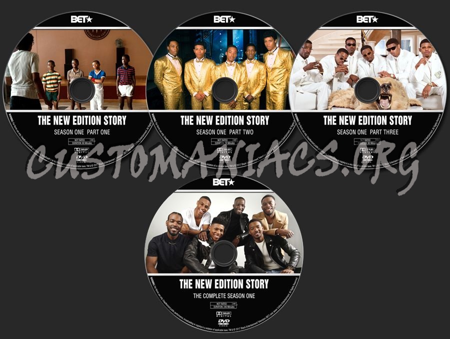 The New Edition Story - Season 1 dvd label