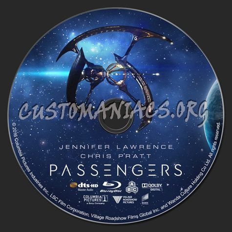 Passengers blu-ray label