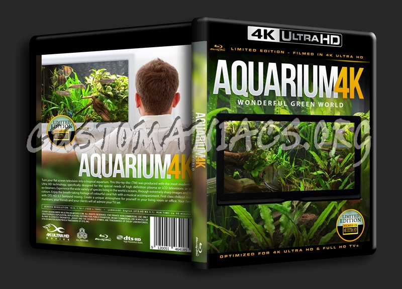 Aquarium 4K Wonderful Green World blu-ray cover