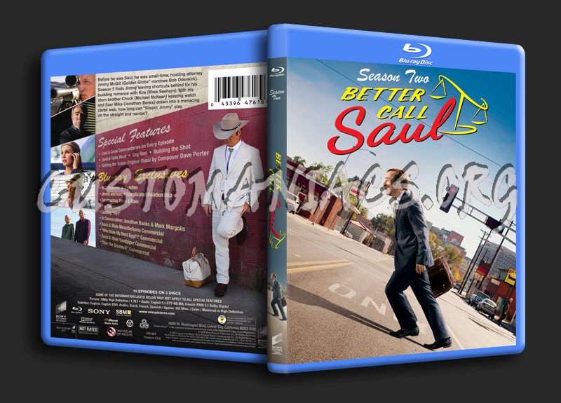 Better Call Saul Season 2 blu-ray cover