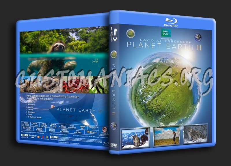 Planet Earth II blu-ray cover