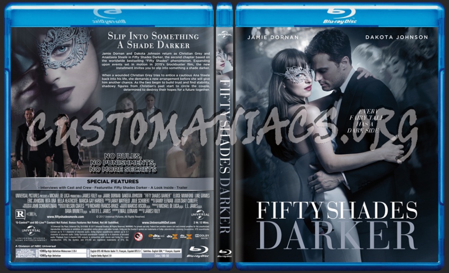 Fifty Shades Darker dvd cover