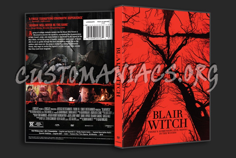 Blair Witch (2016) dvd cover